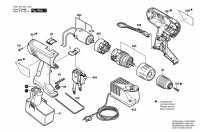 Bosch 0 601 954 5AE Gsb 12 Ve-2 Cordless Impact Drill 12 V / Eu Spare Parts